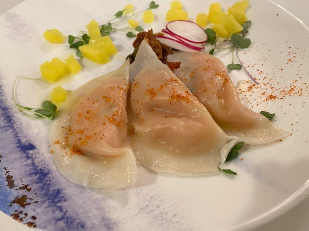 A pan-asian dish from Alvin Yu, plate 1